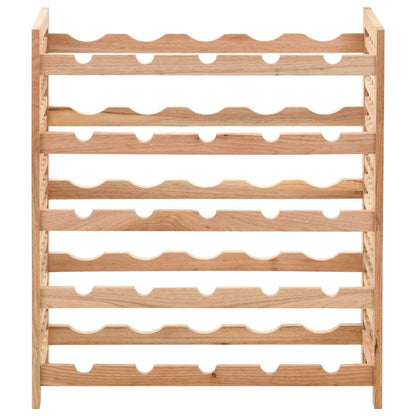Wine Rack for 25 Bottles Solid Walnut Wood 24.8"x9.8"x28.7"