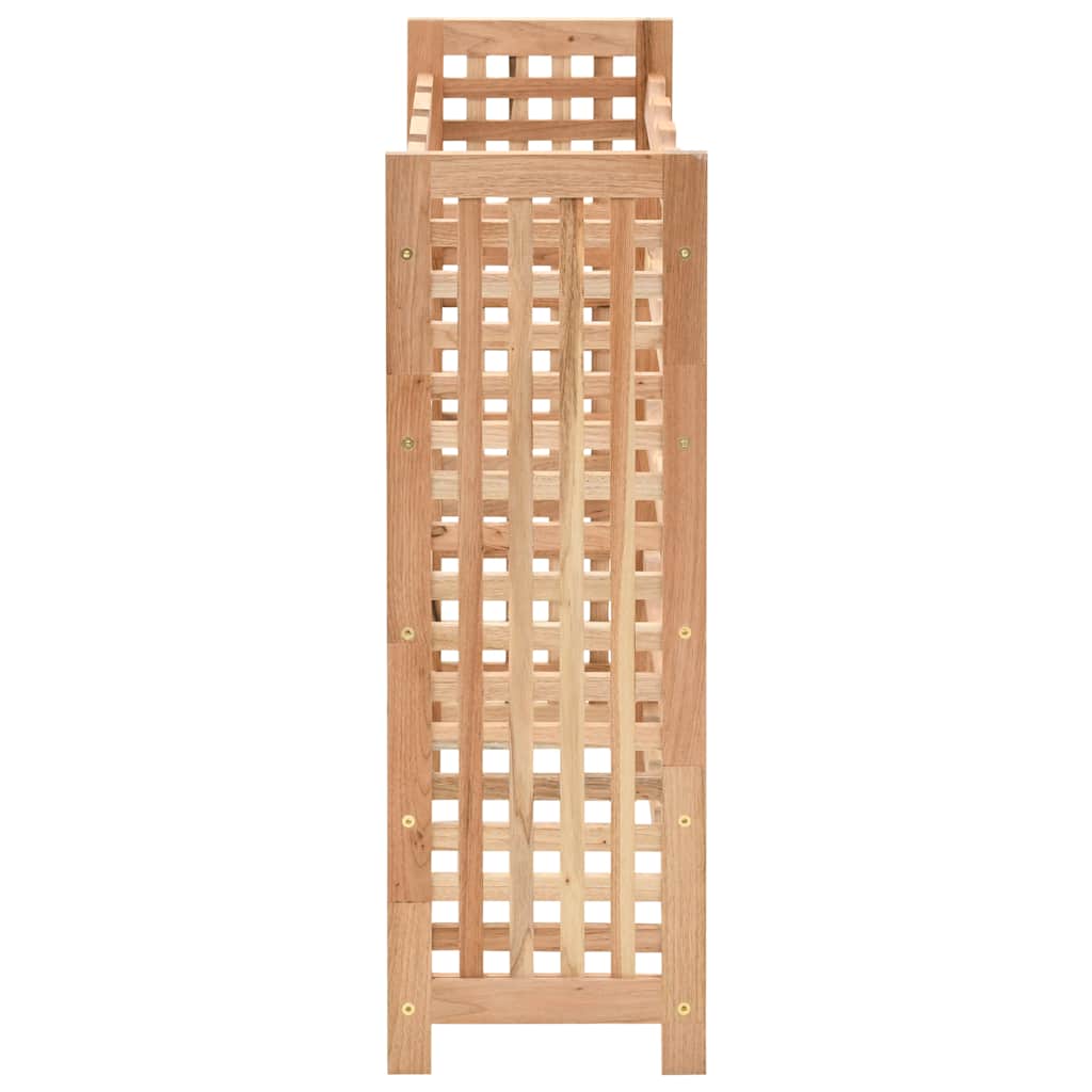 Wine Rack for 25 Bottles Solid Walnut Wood 24.8"x9.8"x28.7"