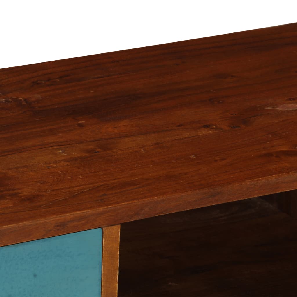 TV Cabinet Dark Honey Solid Acacia Wood Medium TV Cabinet