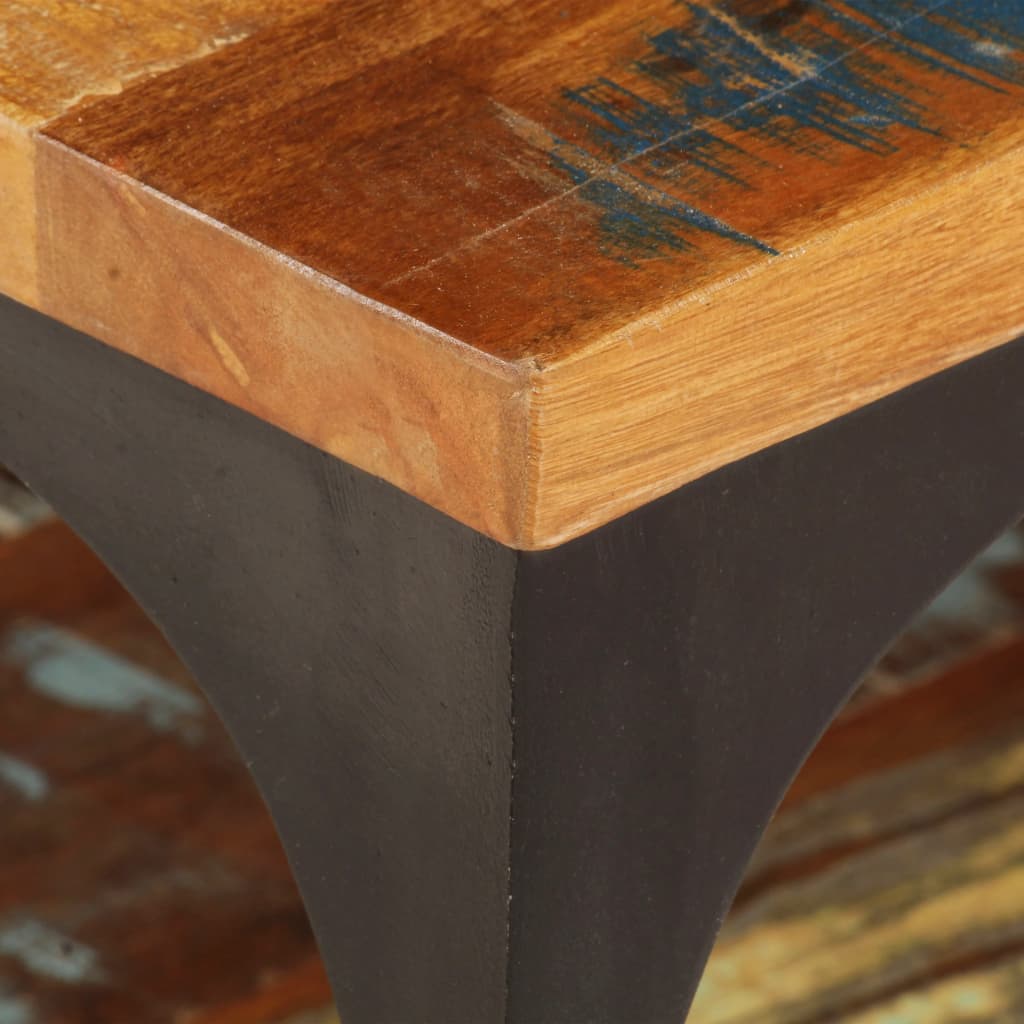 Coffee Table Multicolour Solid reclaimed wood and powder-coated steel