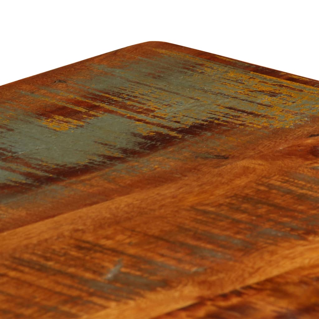 Coffee Table Multicolour Solid reclaimed wood and powder-coated steel