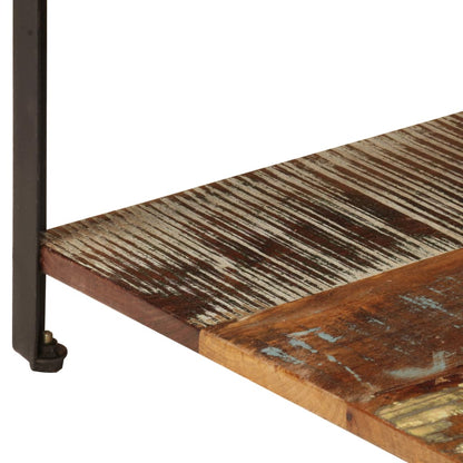 Coffee Table Multicolour Solid reclaimed wood and powder-coated steel