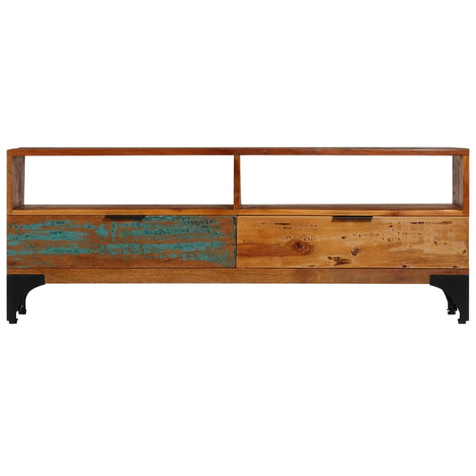 Tv Stand Multicolour Solid reclaimed wood and metal Medium