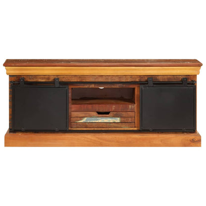 TV Stand Varies Reclaimed Wood, Metal 43.3 x 11.8 x 17.7 in