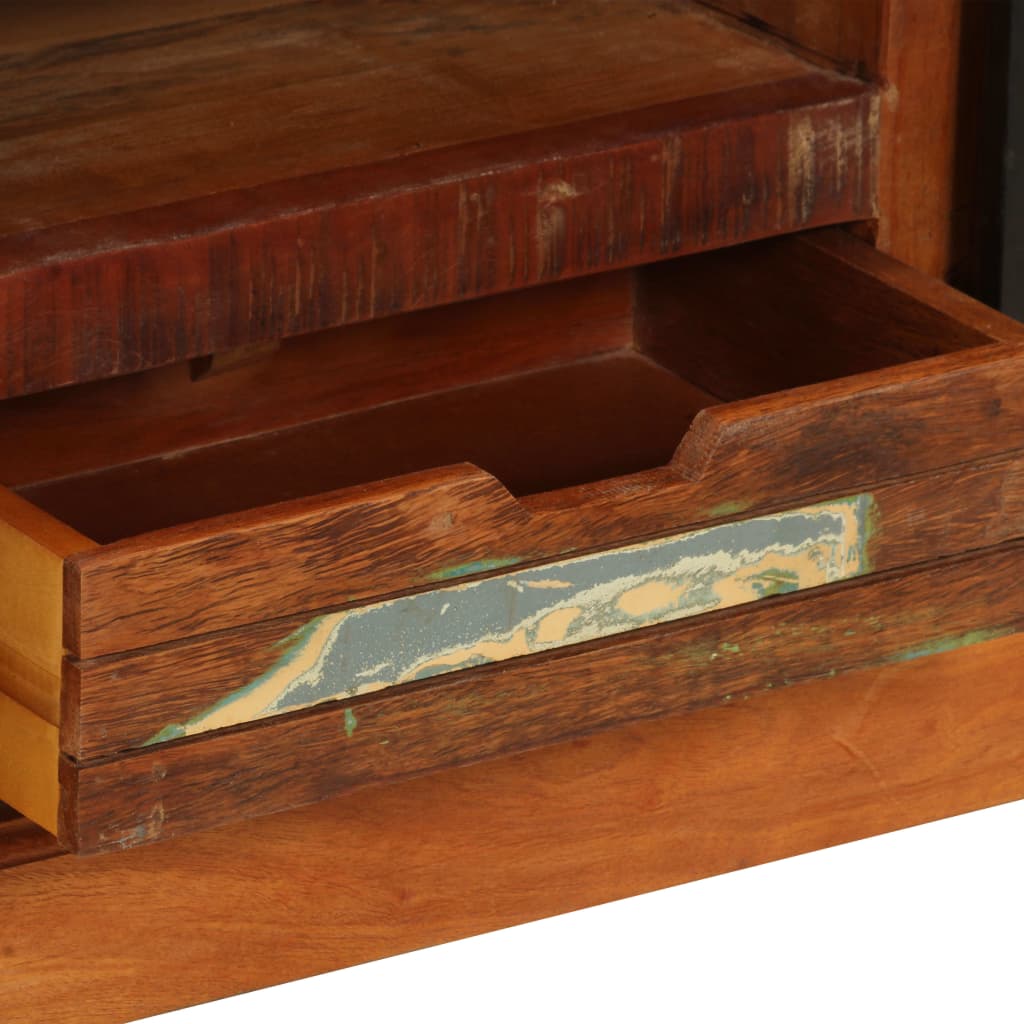 TV Stand Varies Reclaimed Wood, Metal 43.3 x 11.8 x 17.7 in