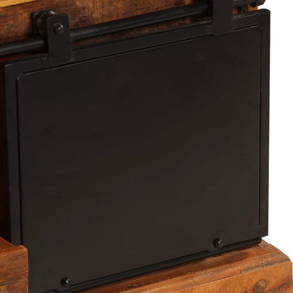 TV Stand Varies Reclaimed Wood, Metal 43.3 x 11.8 x 17.7 in