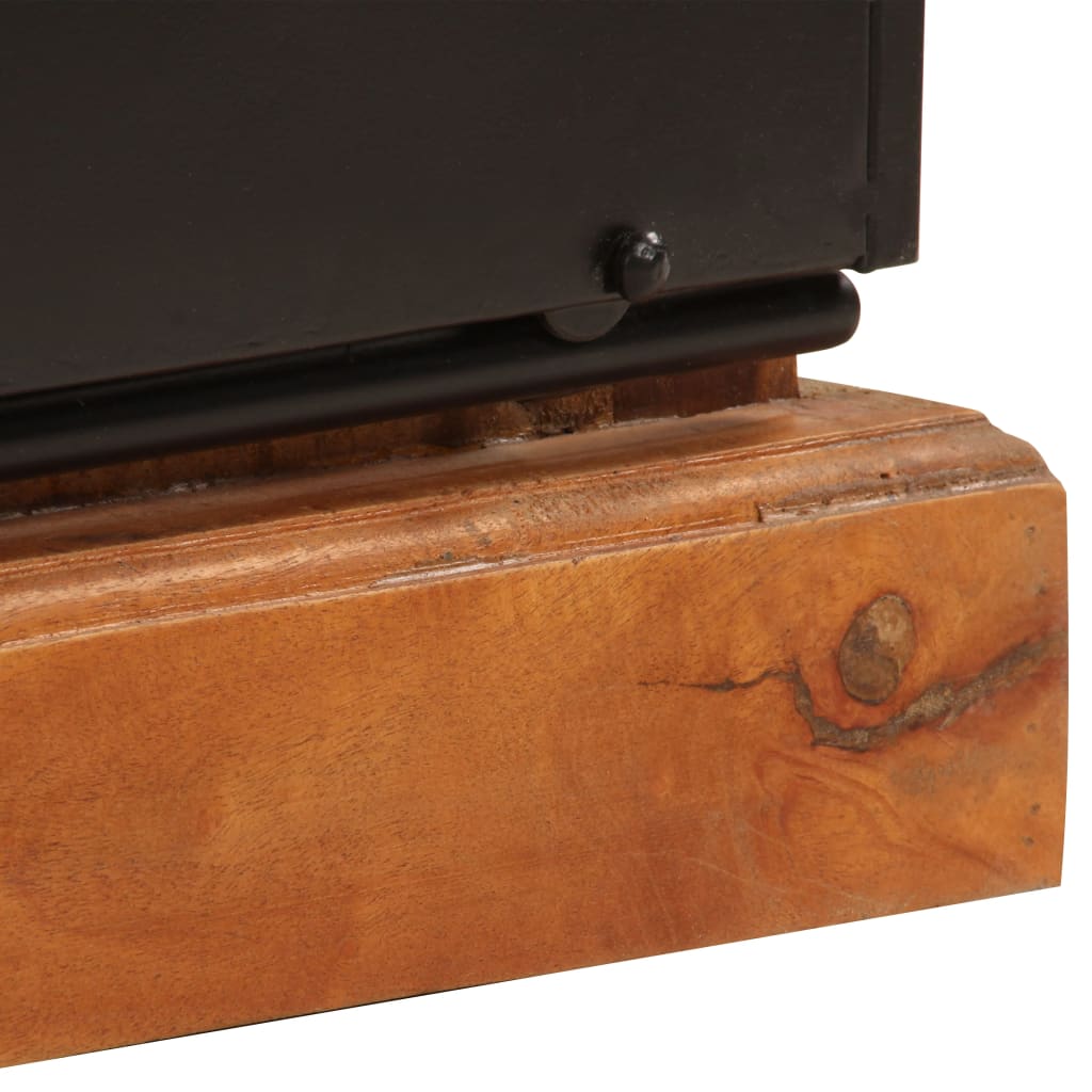 TV Stand Varies Reclaimed Wood, Metal 43.3 x 11.8 x 17.7 in