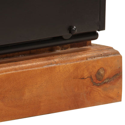 TV Stand Varies Reclaimed Wood, Metal 43.3 x 11.8 x 17.7 in