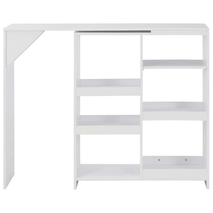 Bar Table White Engineered wood Large Bar Table Rectangular
