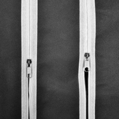 Cabinet Black Non-woven Fabric, Iron Collapsible Fabric Wardrobe