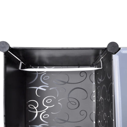 Modular Storage Black and White Plastic Large Modular