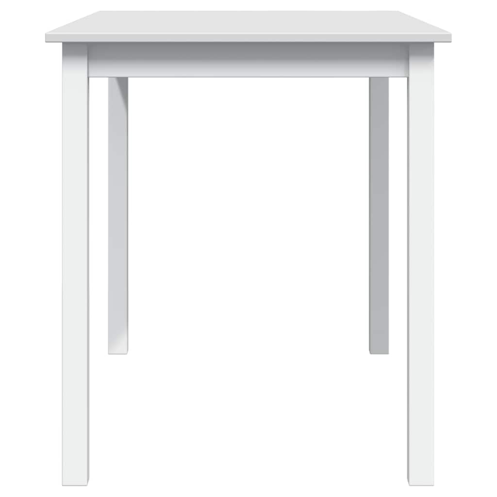 Dining Set White Pine wood 5 Piece Durable Dining Table