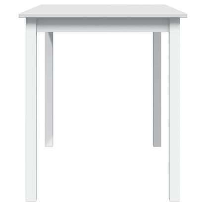 Dining Set White Pine wood 5 Piece Durable Dining Table