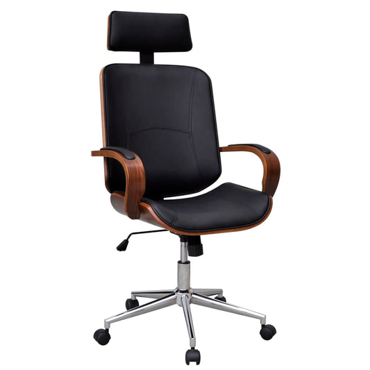 Office Chair Black Artificial Leather Standard