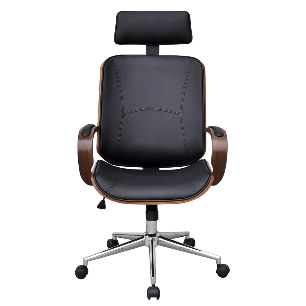 Office Chair Black Artificial Leather Standard
