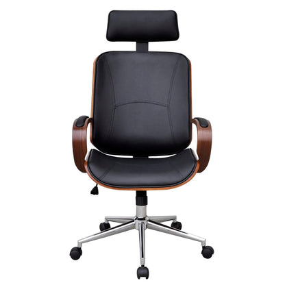 Office Chair Black Artificial Leather Standard