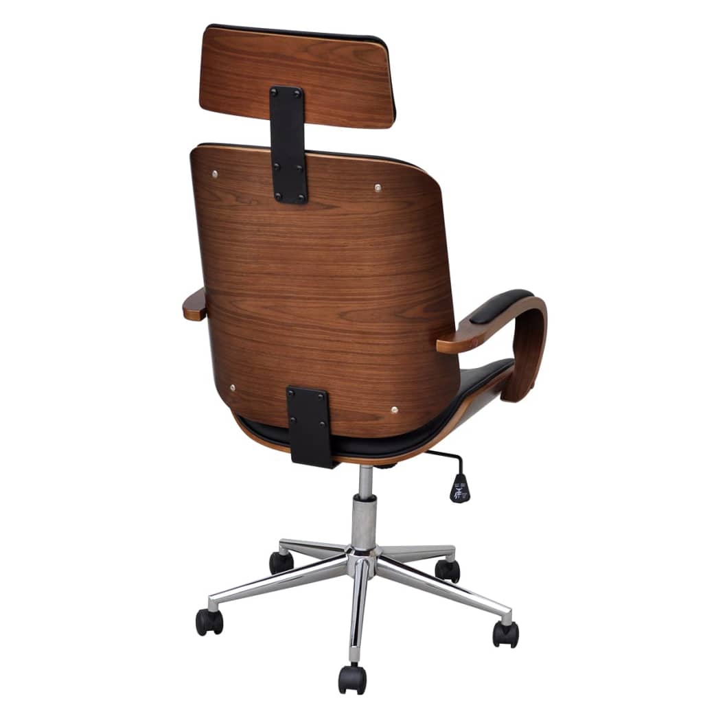 Office Chair Black Artificial Leather Standard