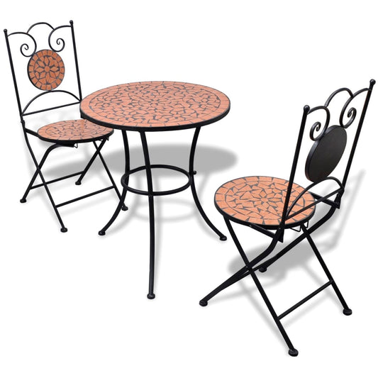 Patio Furniture Terracotta Powder-coated iron, ceramic tile Small