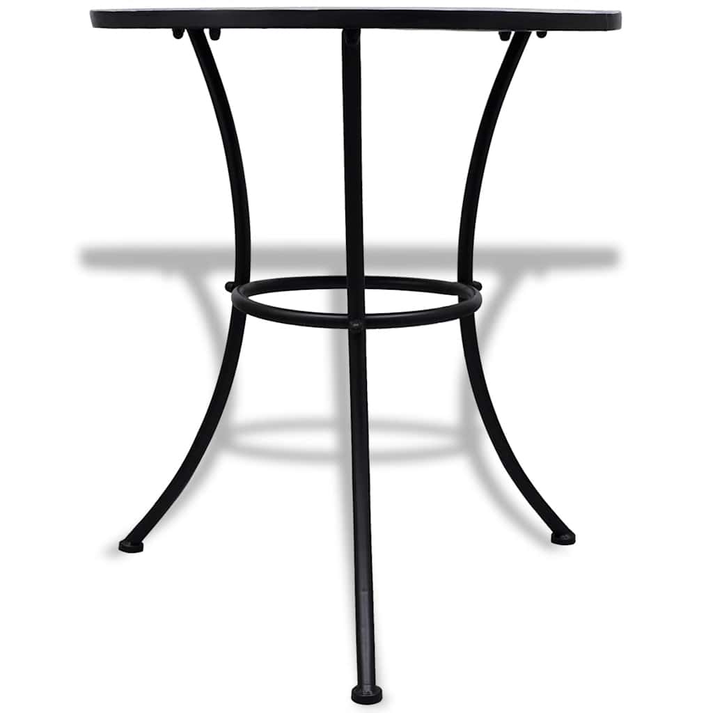 Patio Furniture Blue and White Powder-coated iron and ceramic tile