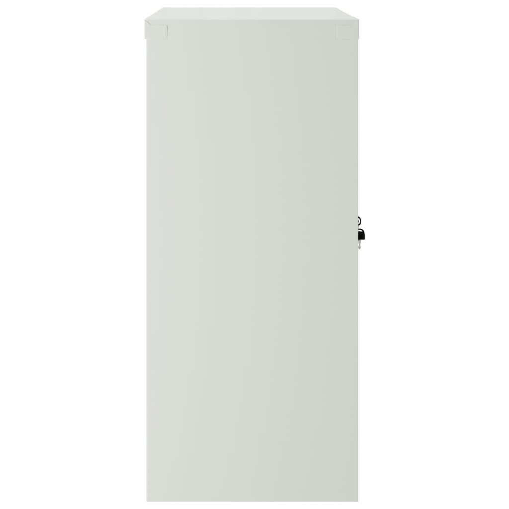 Filing Cabinet Gray Steel Medium Filing Cabinet Rectangular