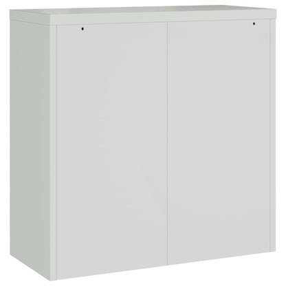 Filing Cabinet Gray Steel Medium Filing Cabinet Rectangular