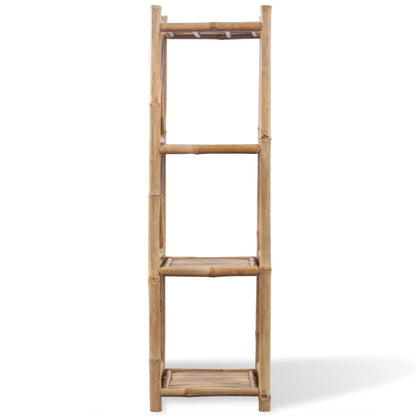 Bookcase Bamboo Compact Shelf Square Tropical Bamboo Shelf