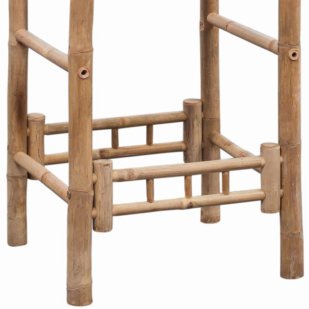 Counter Stools Set of 2 Bamboo Standard Durable Bar Stool