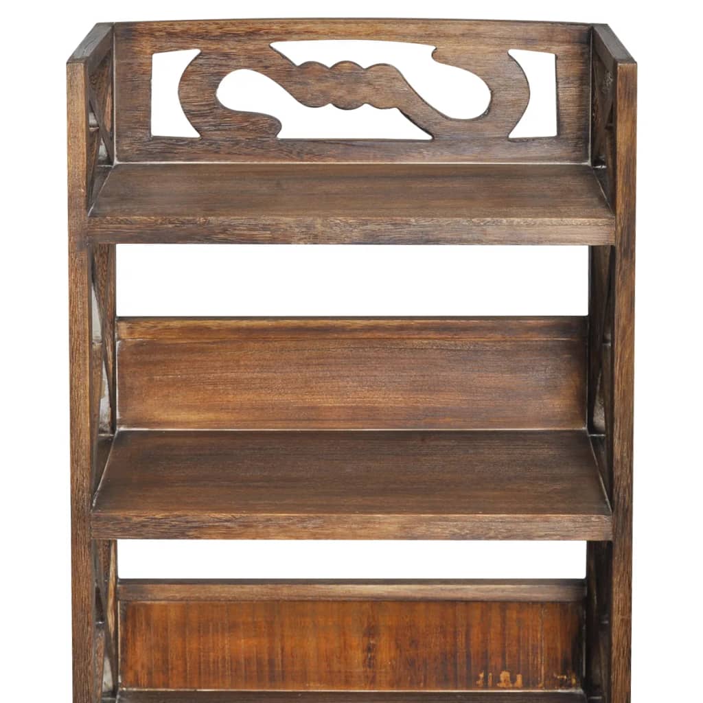 Bathroom Cabinet Brown Paulownia wood and plywood Medium