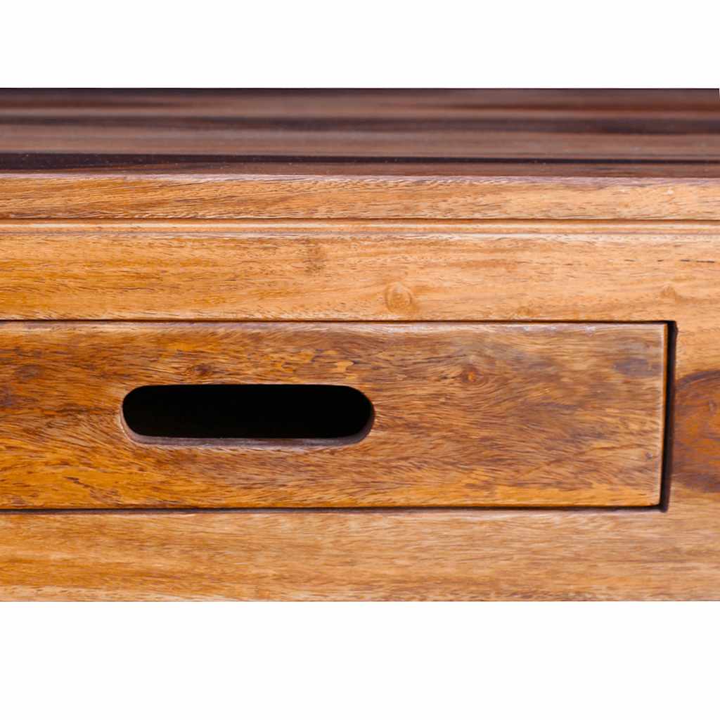 Coffee Table Brown Solid Acacia wood, Palisander wood Medium