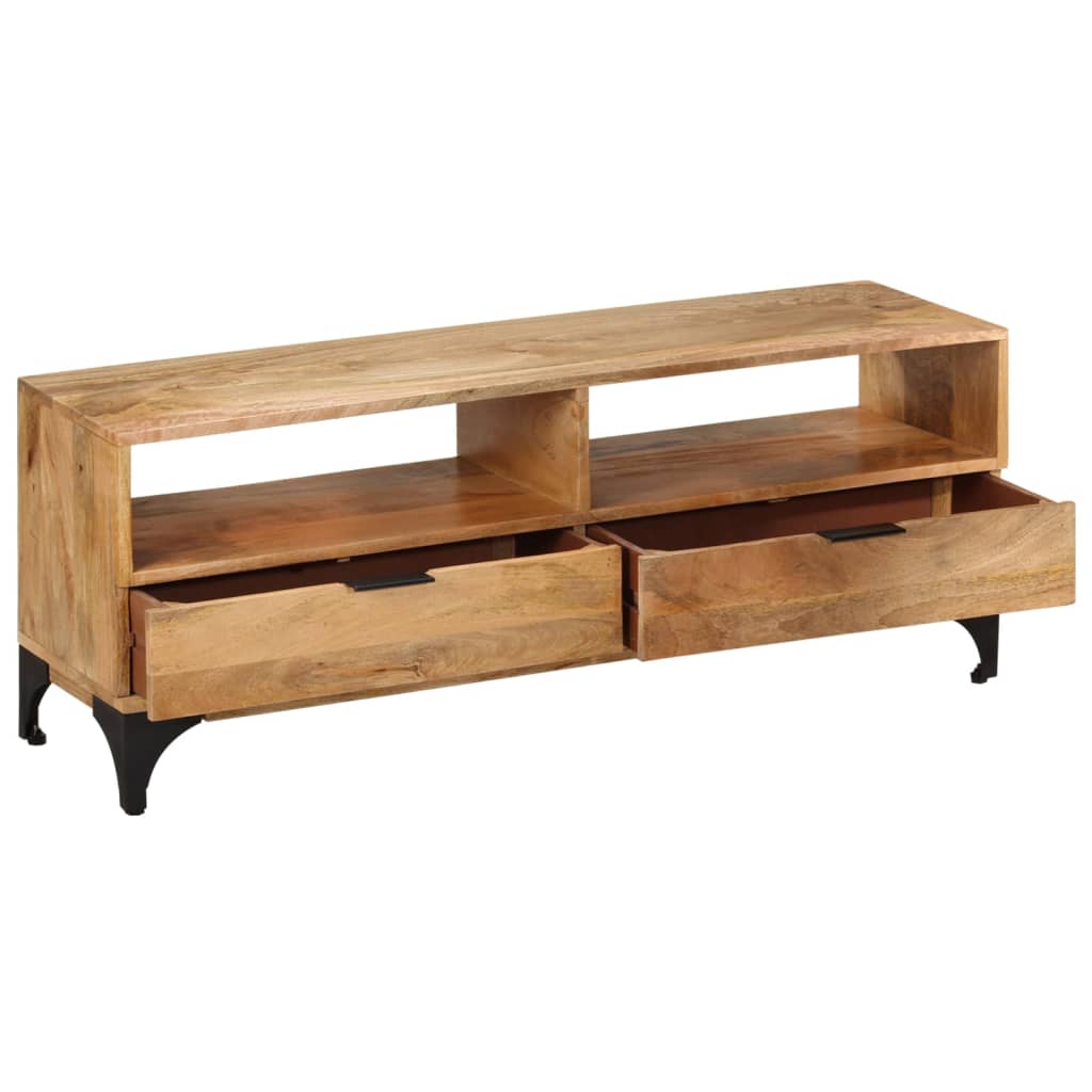 TV Stand Natural Mango Mango wood and steel 47.2 in TV Stand