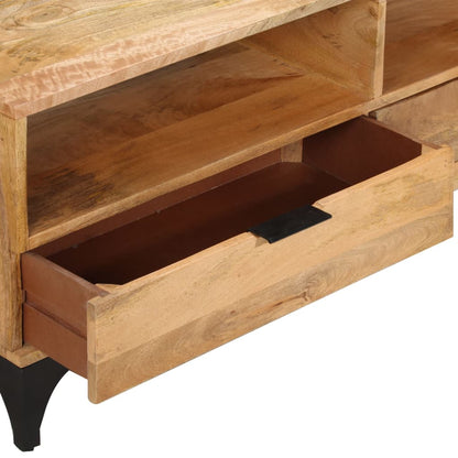 TV Stand Natural Mango Mango wood and steel 47.2 in TV Stand