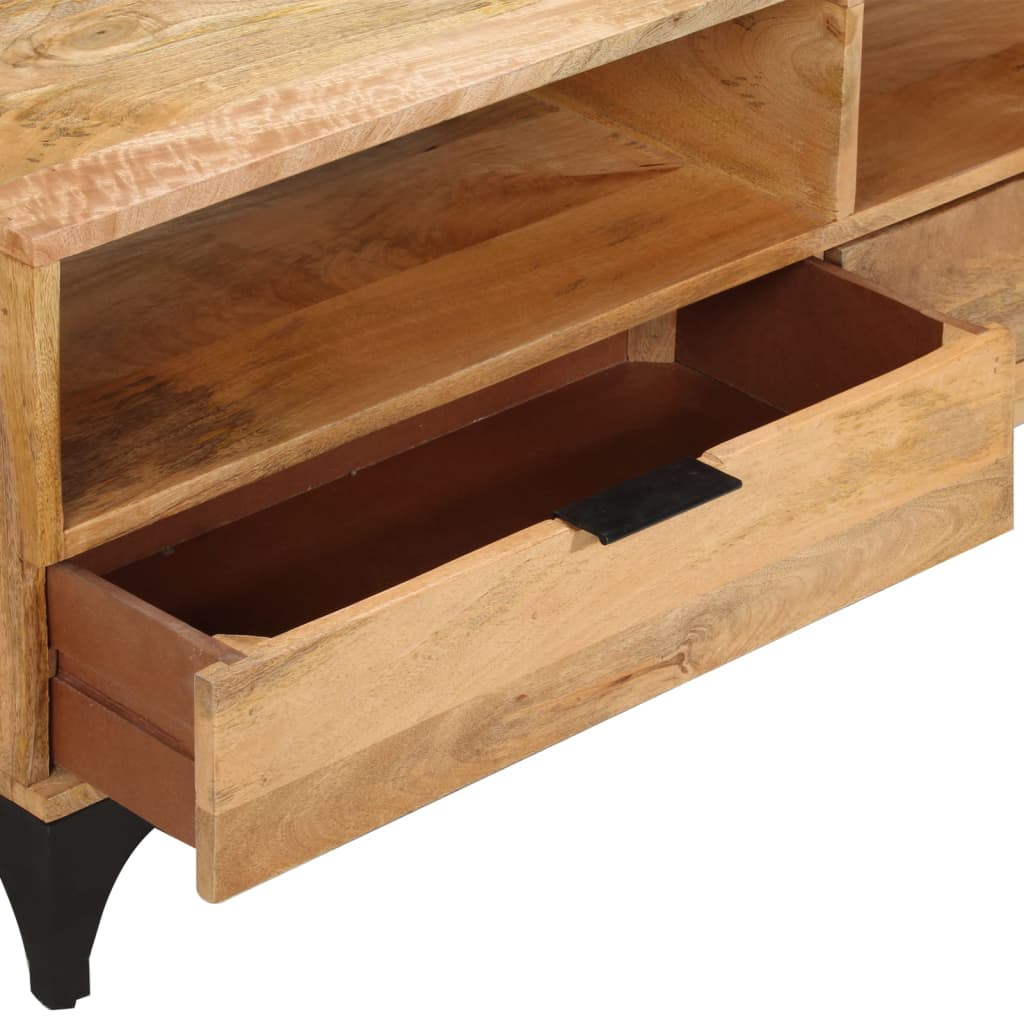TV Stand Natural Mango Mango wood and steel 47.2 in TV Stand
