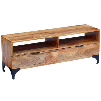 TV Stand Natural Mango Mango wood and steel 47.2 in TV Stand