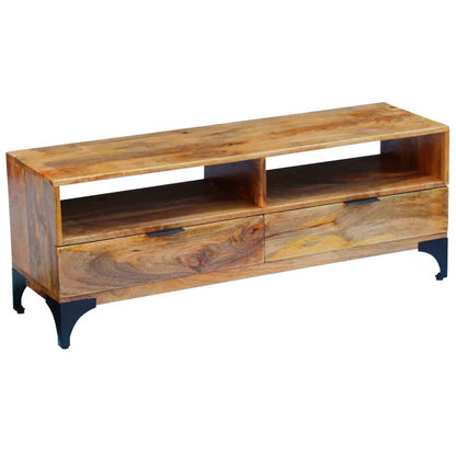 TV Stand Natural Mango Mango wood and steel 47.2 in TV Stand