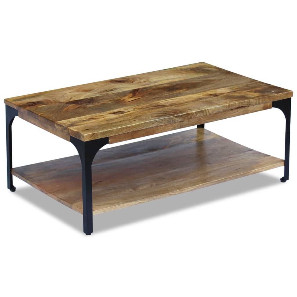 Coffee Table Natural Mango Mango Wood, Steel