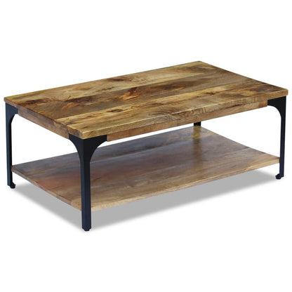 Coffee Table Natural Mango Mango Wood, Steel