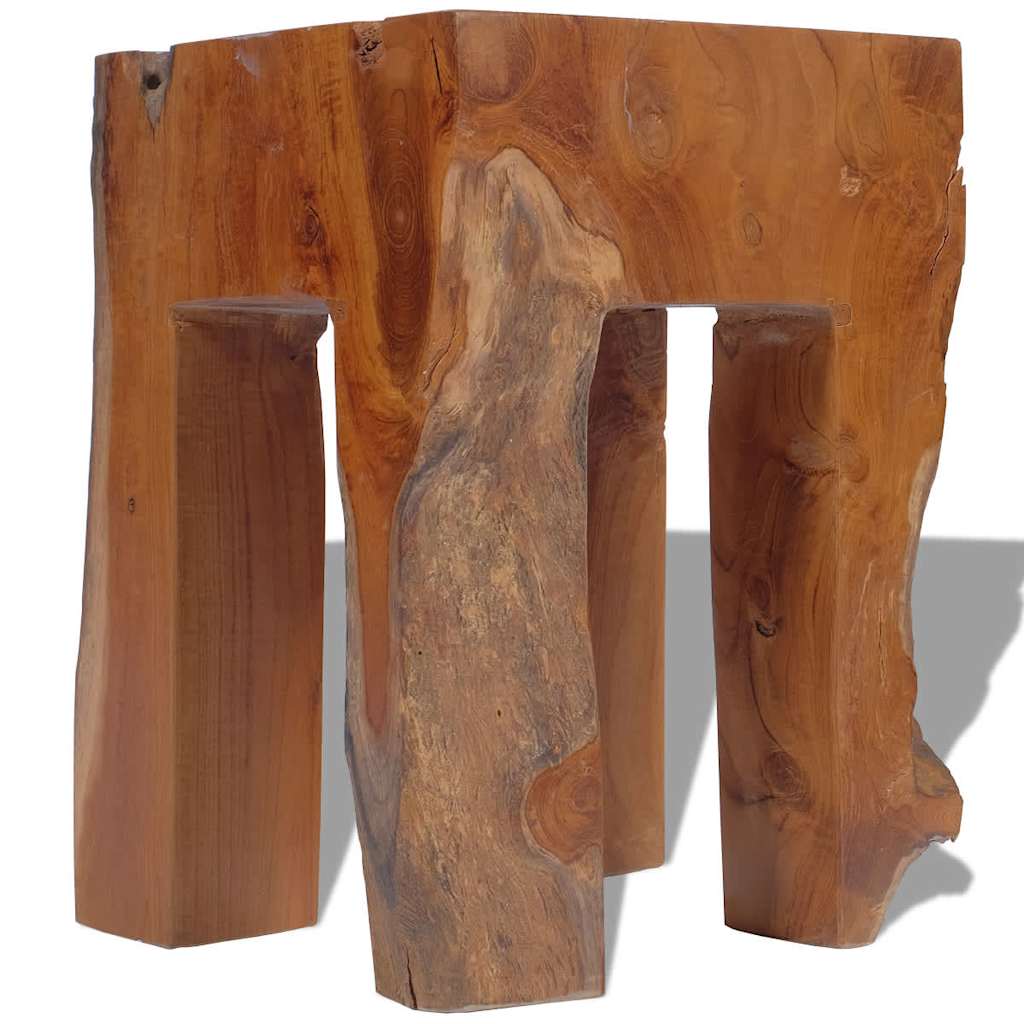 Stool Brown Solid teak wood Classic/Traditional Stool Square