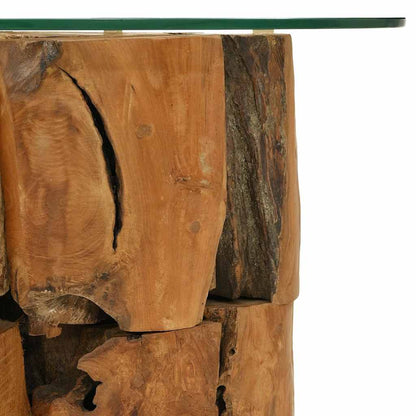Coffee Table Brown Solid teak driftwood Medium Coffee Table