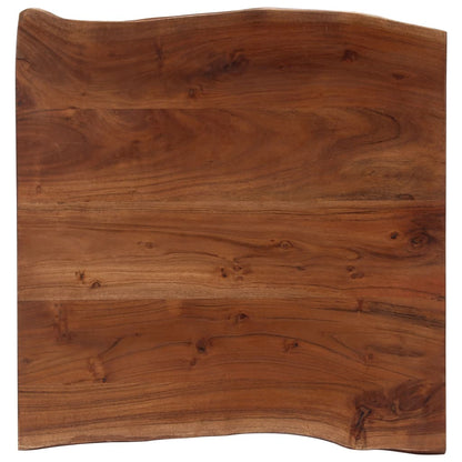 Coffee Table Brown and silver