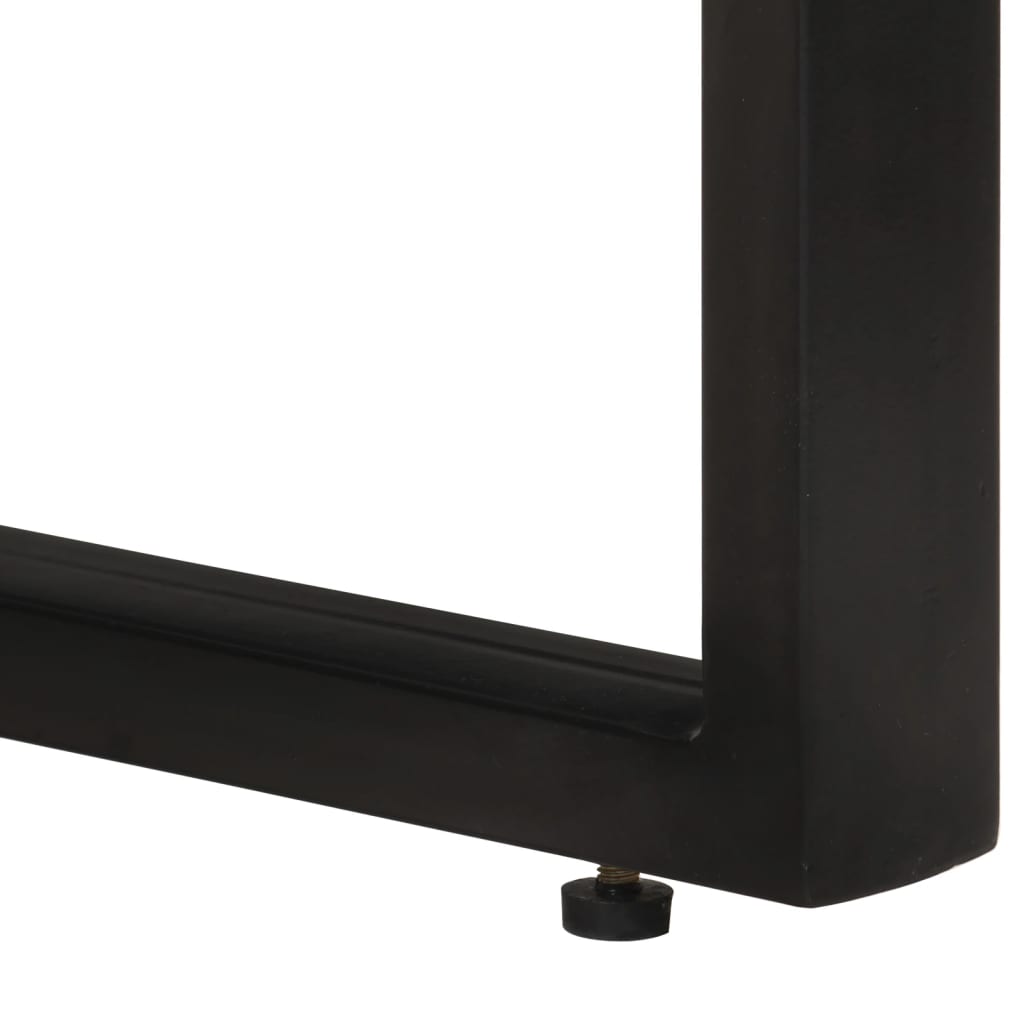 Desk Brown Solid Acacia wood, Powder-coated steel Medium Desk
