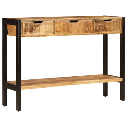 Sideboard Brown Solid mango wood, powder-coated steel Medium