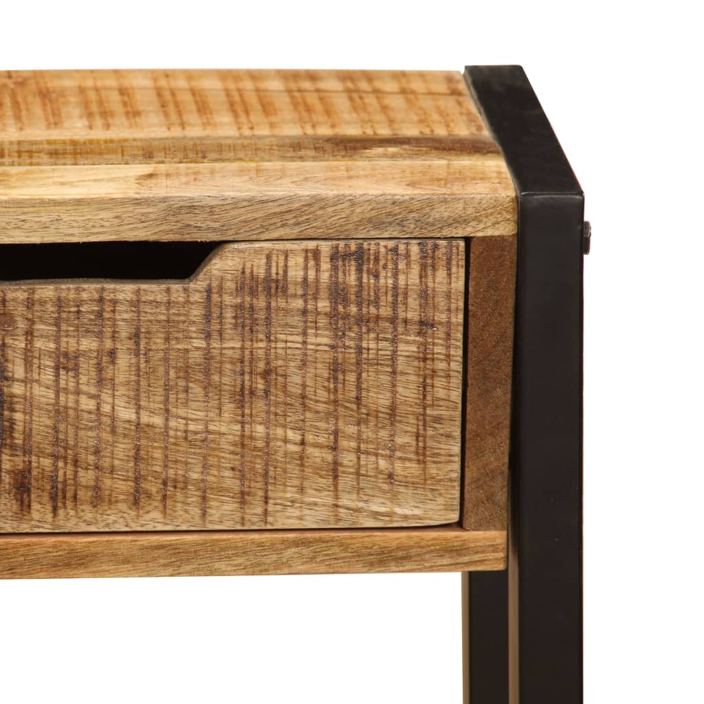 Sideboard Brown Solid mango wood, powder-coated steel Medium