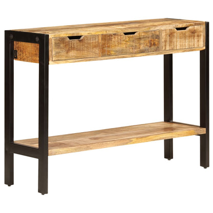 Sideboard Brown Solid mango wood, powder-coated steel Medium