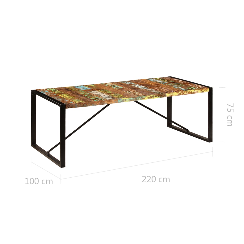 Dining Table varied wood colors