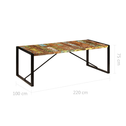 Dining Table varied wood colors