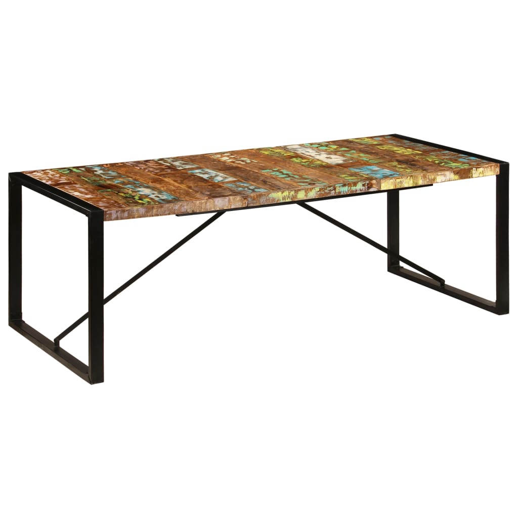 Dining Table varied wood colors
