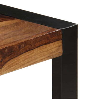 Coffee Table Brown Solid Acacia wood, Powder-Coated Steel