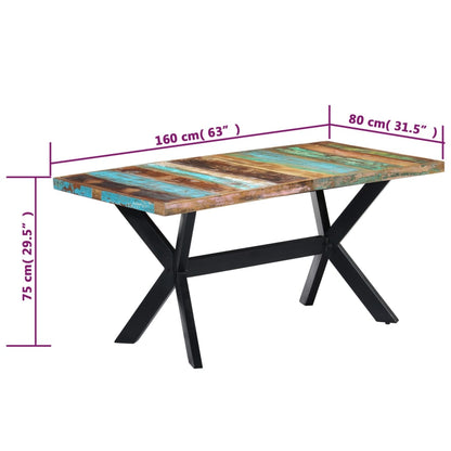Dining Table Multicolour, Black