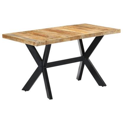 Dining Table Natural wood, Black