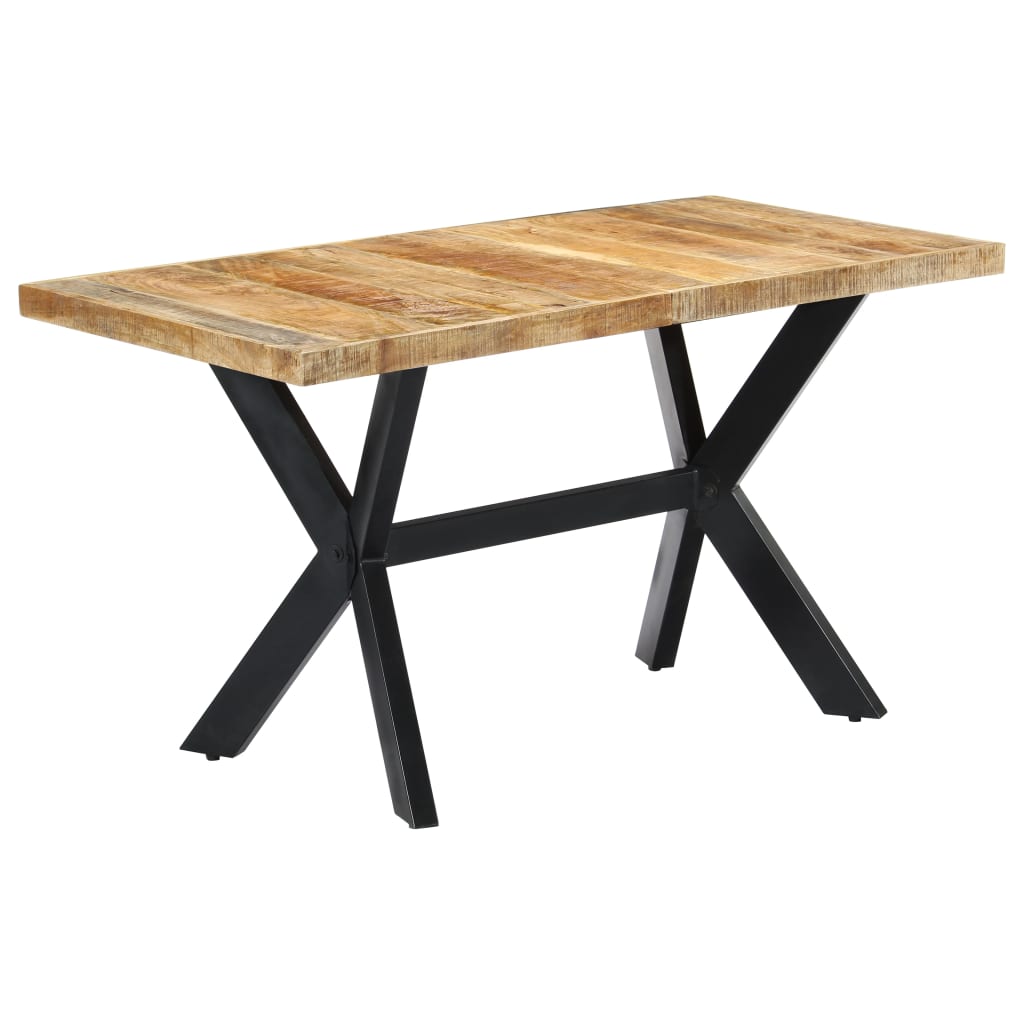 Dining Table Natural wood, Black